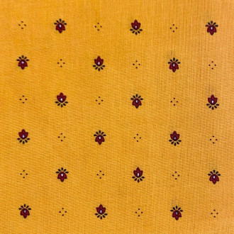 4 serviettes calisson jaune