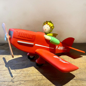 Piggybank the Little Prince in his plane