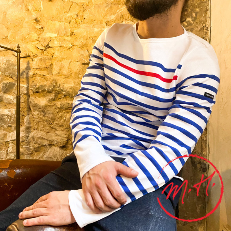 Red striped naval sailor