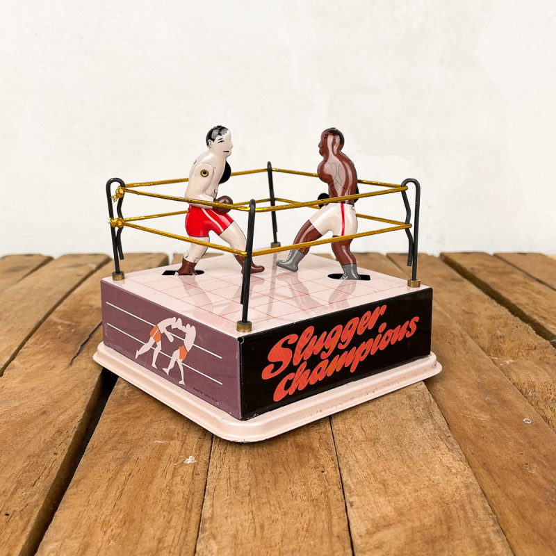 sharprepublic Ring De Boxe Classique Boxeurs Jouet A Ressort avec Clé  Cadeau Collection : : Sports et Loisirs