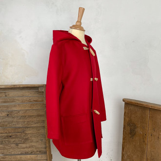 Manteau rouge enfant hot sale