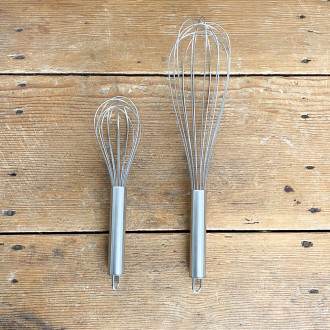 Stainless steel pastry whisk