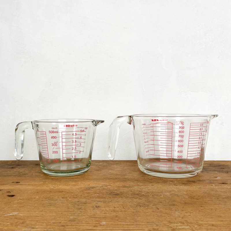 Glass measuring jug 0.5 L / 1 L