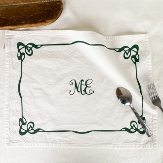 ME green placemat