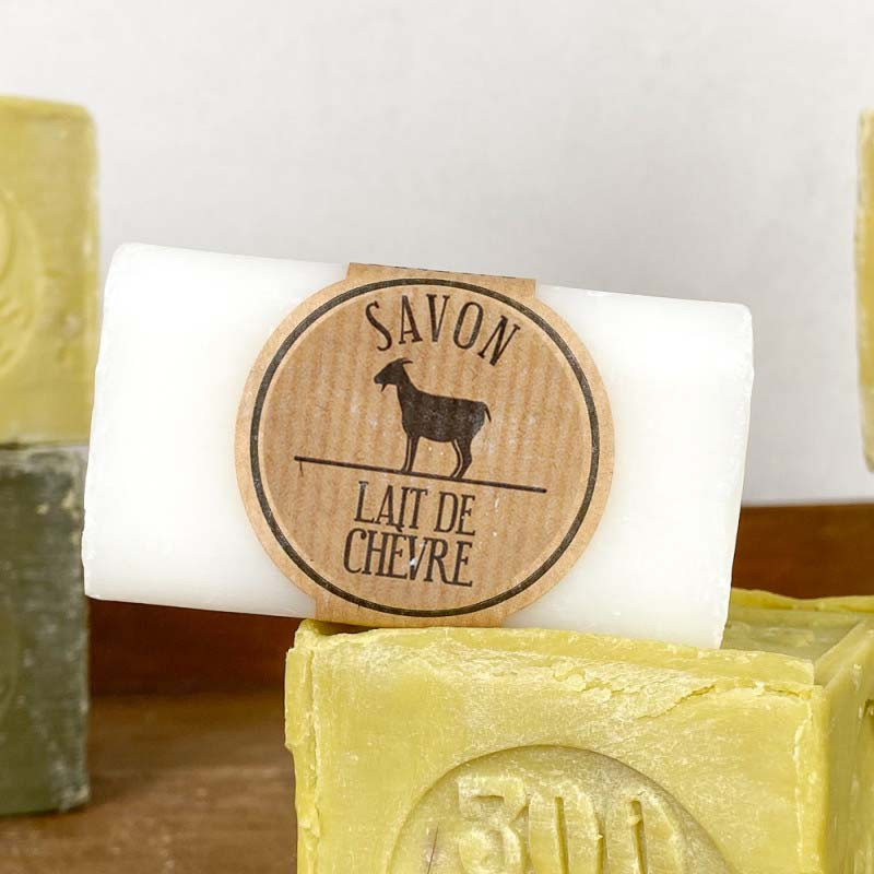 Natural soap enriched with goat's milk