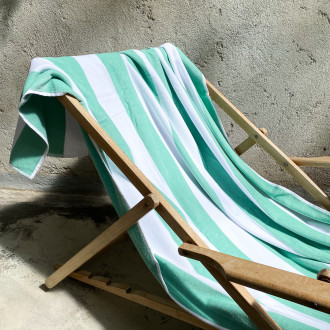 Striped beach towel