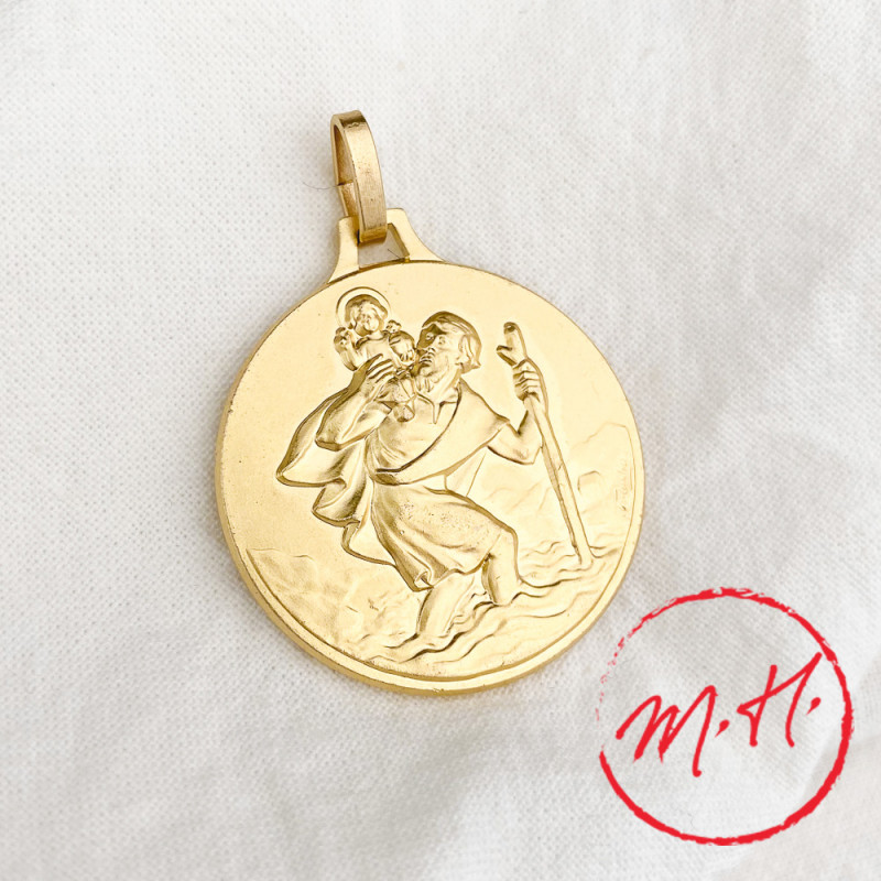 Médaille St Christophe en argent