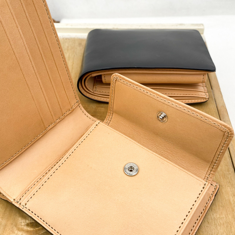 Tanned Leather Wallet   Italian Leather Wallet 