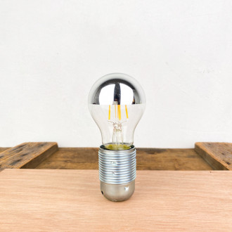 E27 / 6W standard LED silver cap bulb