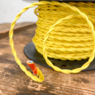 Corn yellow twisted light cable