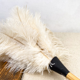 Ostrich feather duster 50 cm