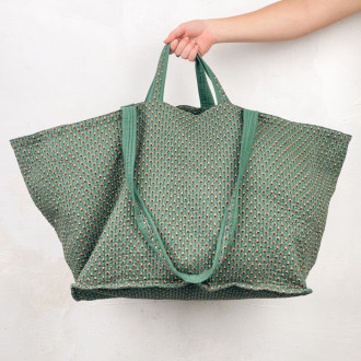 Giant green Provencal bag