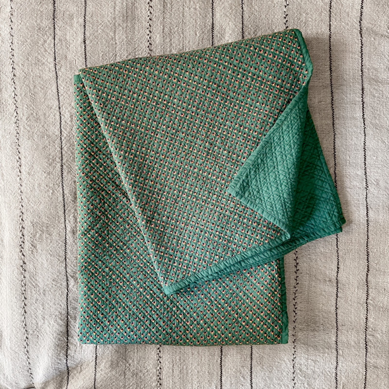 Green Provençal blanket