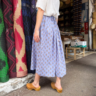 Blue Provençal skirt