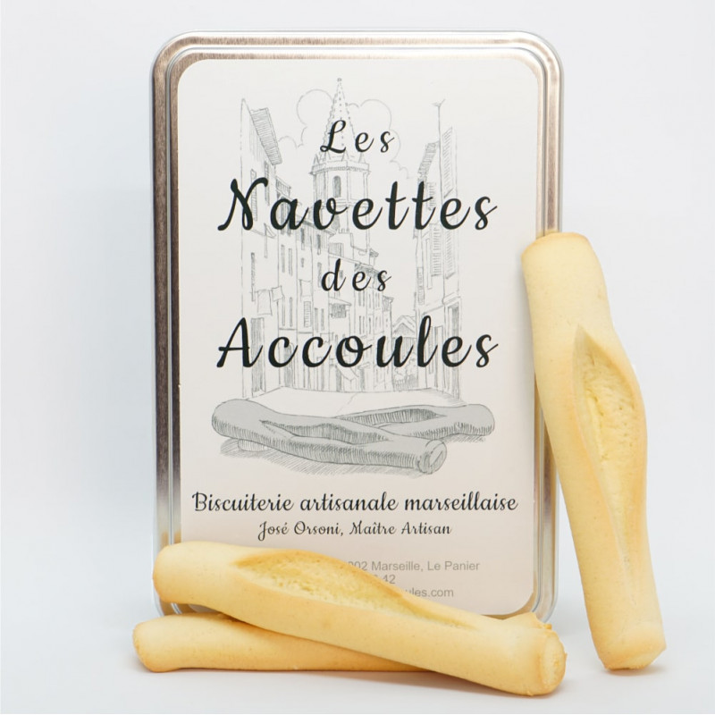 12 navettes des Accoules boîte métal