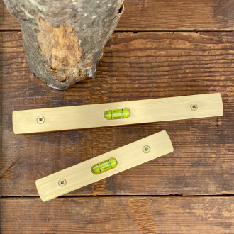 Rosewood and brass spirit level