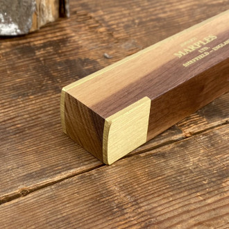 Rosewood and brass spirit level