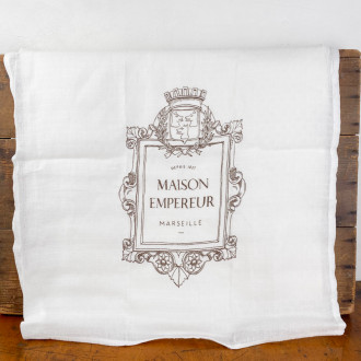 Brown tea towel Maison Empereur