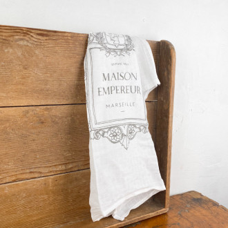Grey tea towel Maison Empereur