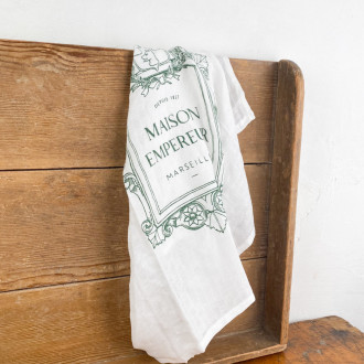 Green tea towel Maison Empereur