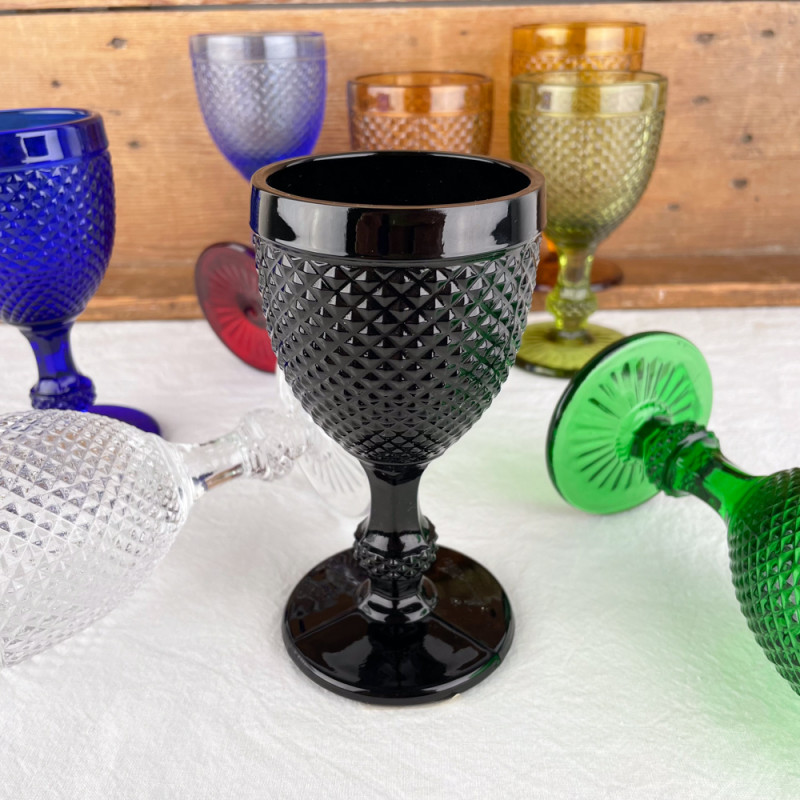 black glass chalice