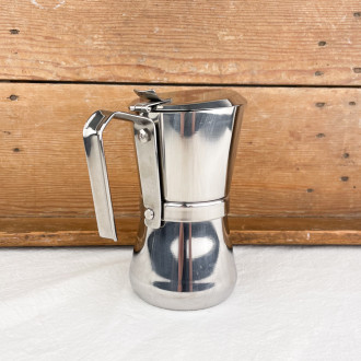 Italian coffeemaker with twist lock handle