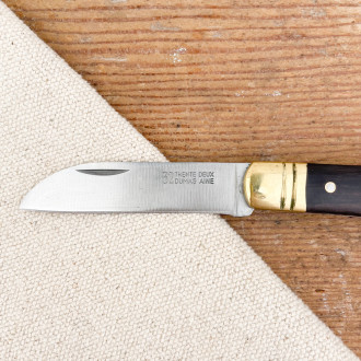 Couteau Le petit 32 inox palissandre et laison