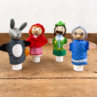 Little Red Riding Hood finger puppets