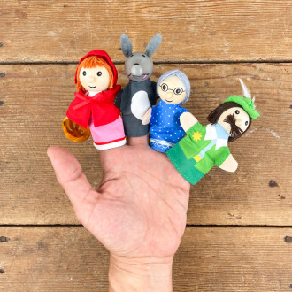 Little Red Riding Hood finger puppets