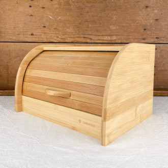 Wooden bread box