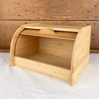 Wooden bread box