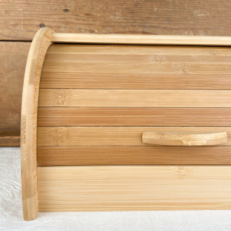 Wooden bread box