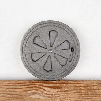 Adjustable round cast-iron ventilation grille Ø15cm