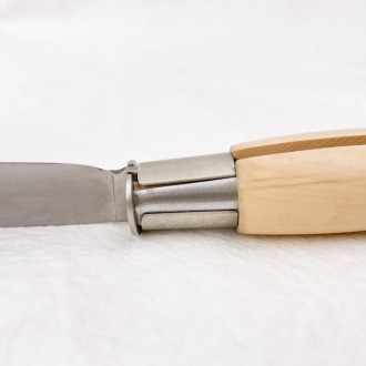 Nontron n°25 knife boxwood and amaranth handle