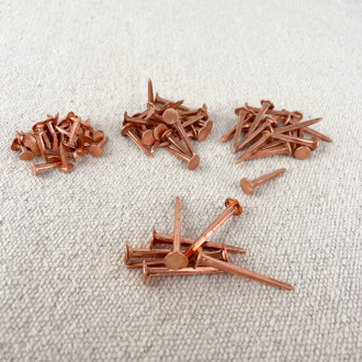 Hollow-seeded copper nails