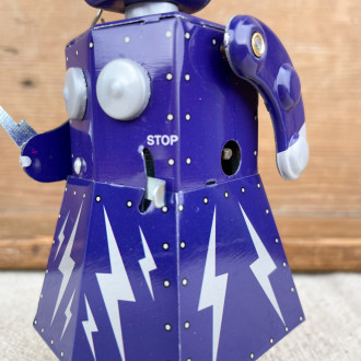 Purple mechanical robot