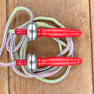 Skipping rope with bells