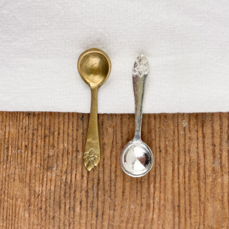 Brass salt spoon