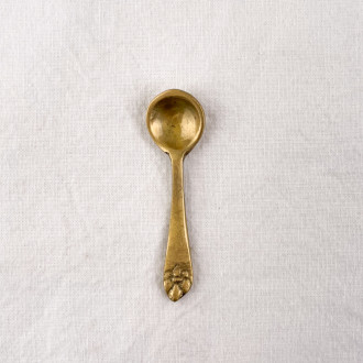 Brass salt spoon