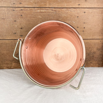 Bassine à confiture en cuivre 2 litres