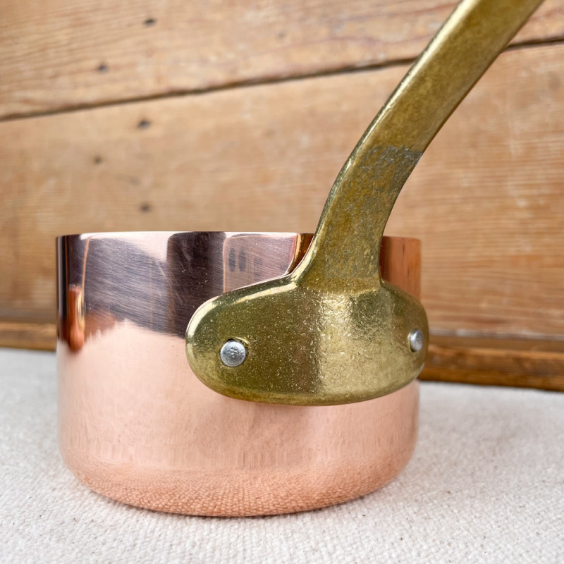 Casserole En Cuivre – Diamètre 20cm, Profondeur 10cm – Gaz Et électrique – Occasion