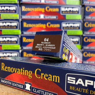 Crème rénovatrice marron Saphir numéro 04
