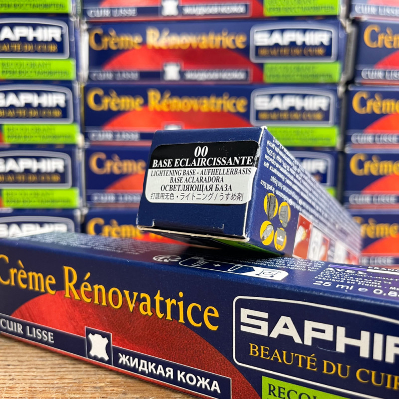 Crème rénovatrice cuir base éclaircissante Saphir 00
