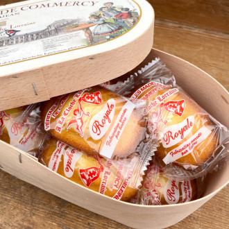 Boîte de 12 madeleines de Commercy La cloche Lorraine Royale