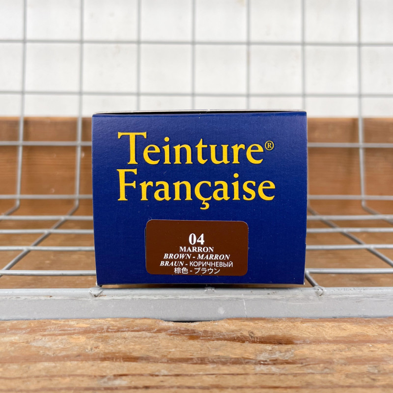 French 04 brown leather dye Saphir
