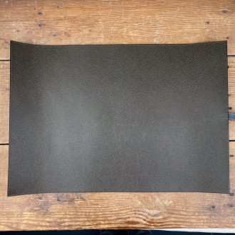 One-sided leather polishing pad