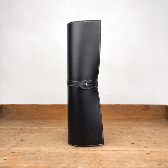 Sapphire-black leather polishing pad