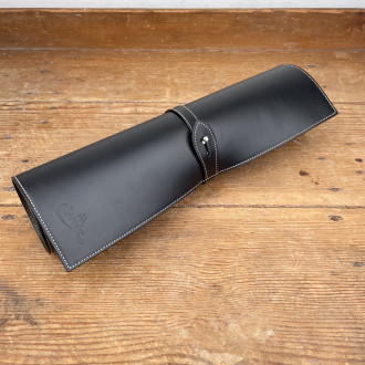 Rollable leather polishing mat