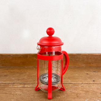 Bodum piston coffee maker red small model