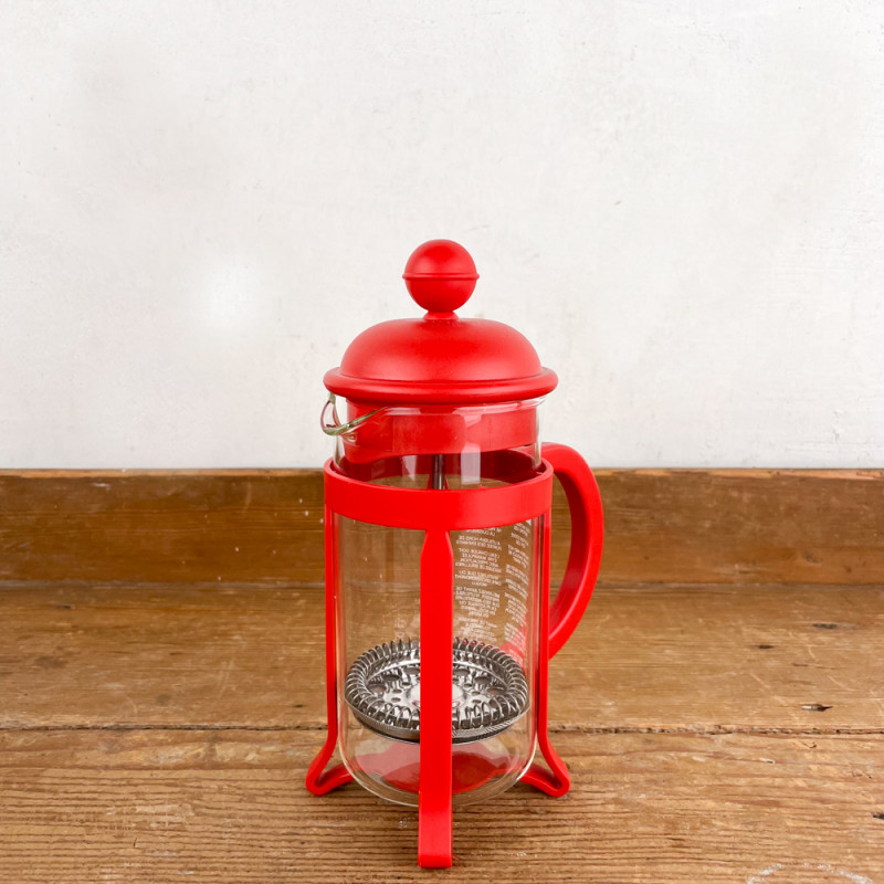 Cafetière à piston Bodum rouge petit modèle